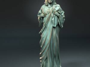 Jesus Sculpture 04 3D Принт Модель