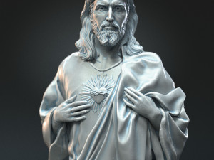 Jesus Sculpture 04 3D Принт Модель