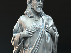 Jesus Sculpture 04 3D Принт Модель