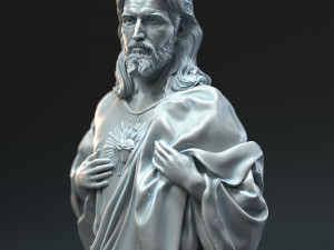 Jesus Sculpture 04 3D Принт Модель