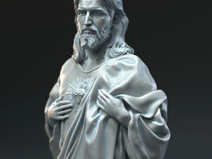 Jesus Sculpture 04 3D Print Model