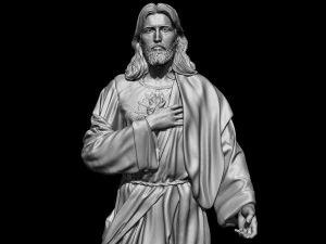 Jesus Sculpture 05 3D Print Model