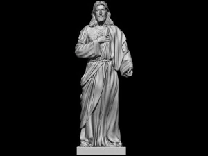 Jesus Sculpture 05 3D Print Model