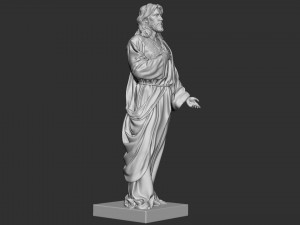 Jesus Sculpture 05 Modèles 3D en vedette