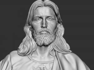 Jesus Sculpture 05 Modèles 3D en vedette