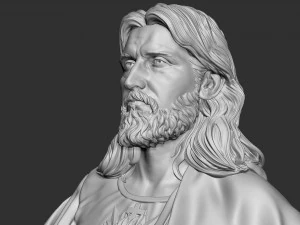 Jesus Sculpture 05 3D Print Model