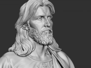 Jesus Sculpture 05 3D Print Model