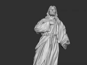 Jesus Sculpture 05 Modèles 3D en vedette