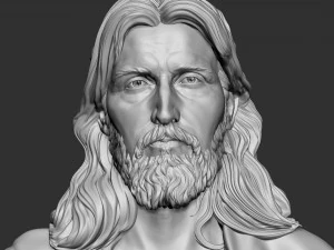 Jesus Sculpture 05 3D Print Model