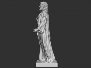 Jesus Sculpture 05 3D Print Model