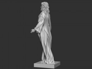 Jesus Sculpture 05 Modèles 3D en vedette