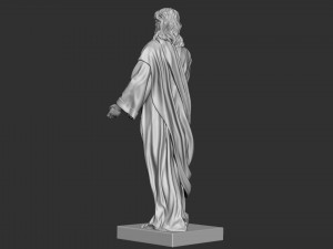 Jesus Sculpture 05 Modèles 3D en vedette