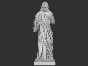 Jesus Sculpture 05 Modèles 3D en vedette