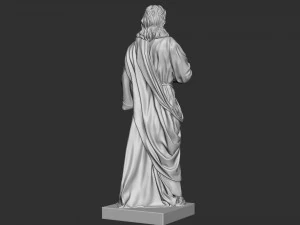Jesus Sculpture 05 3D Print Model