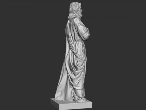 Jesus Sculpture 05 3D Print Model