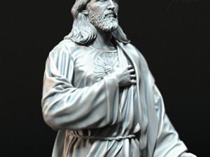 Jesus Sculpture 05 Modèles 3D en vedette