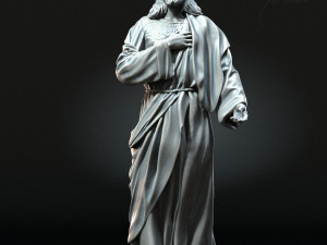 Jesus Sculpture 05 Modèles 3D en vedette