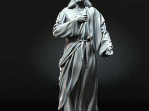 Jesus Sculpture 05 3D Print Model