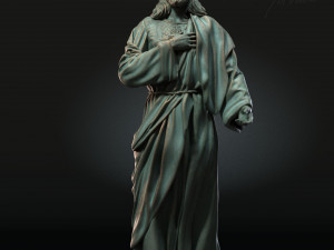 Jesus Sculpture 05 Modèles 3D en vedette