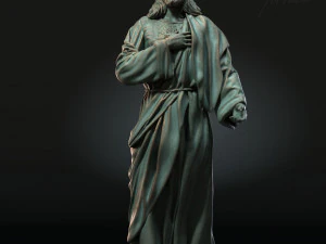 Jesus Sculpture 05 3D Print Model