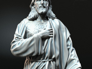 Jesus Sculpture 05 Modèles 3D en vedette