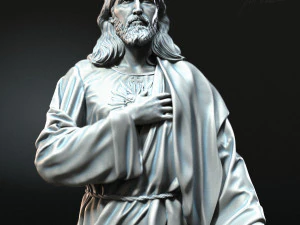 Jesus Sculpture 05 3D Print Model