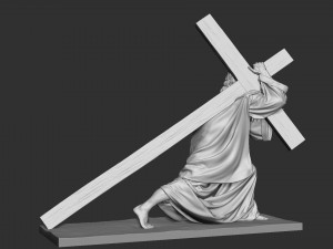 Jesus Sculpture 06 3Dプリントモデル