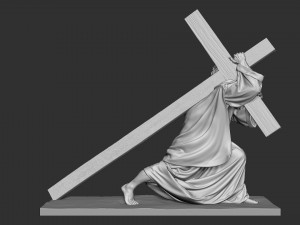Jesus Sculpture 06 3Dプリントモデル