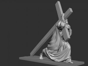 Jesus Sculpture 06 3Dプリントモデル