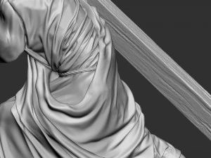 Jesus Sculpture 06 3D Print Model