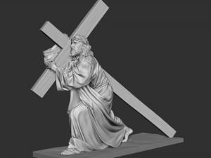Jesus Sculpture 06 3Dプリントモデル