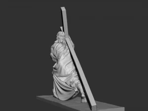 Jesus Sculpture 06 3D Print Model