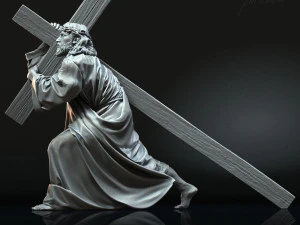 예수 조각 06 3D 프린트 모델