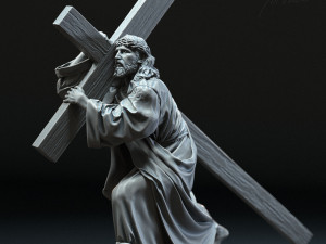 Jesus Sculpture 06 3Dプリントモデル