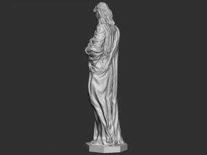 Jesus Sculpture 07 3D Print Model