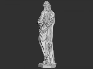 Jesus Sculpture 07 3D Print Model