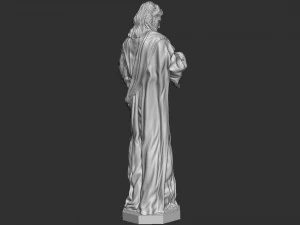 Jesus Sculpture 07 3D Print Model