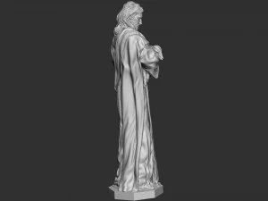 Jesus Sculpture 07 3D Print Model