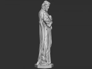 Jesus Sculpture 07 3D Print Model
