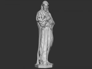 Jesus Sculpture 07 3D Print Model