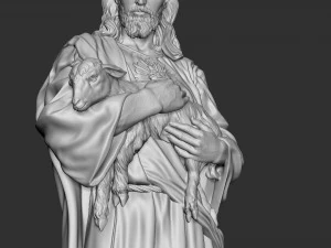 Jesus Sculpture 07 3D Print Model