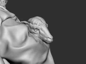 Jesus Sculpture 07 3D Print Model