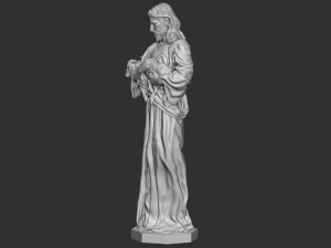 Jesus Sculpture 07 3D Print Model