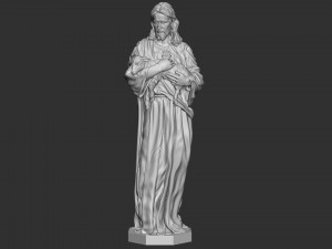 Jesus Sculpture 07 3D 打印模型
