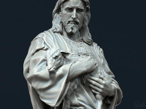 예수 조각 07 3D 프린트 모델
