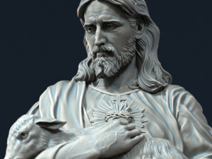 Jesus Sculpture 07 3D 打印模型