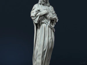 Jesus Sculpture 07 3D Print Model