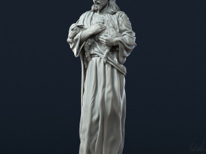 Jesus Sculpture 07 3D 打印模型