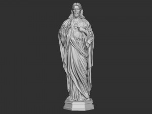 Jesus Sculpture 08 3D Print Model