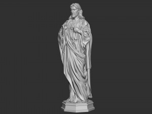 Jesus Sculpture 08 3D प्रिंट मॉडल